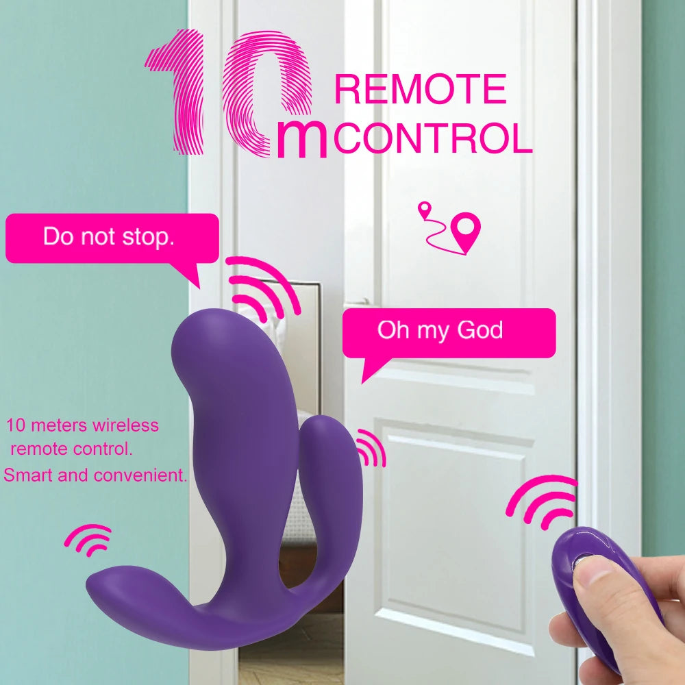 Wireless Remote Control Wearable Panties Dildo Vibrator Female Sex Toy G-Spot Clit Stimulator Vaginal Orgasm Couple Sex Toys