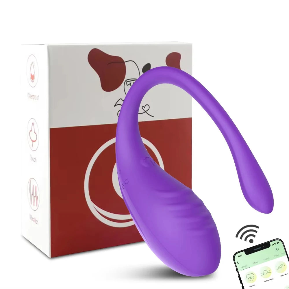 G Spot Vibrators Long Distance App Bluetooth Control Panty Vibrating Egg Clit Anal Massager Sex Toys for Women Sexual Stimulator