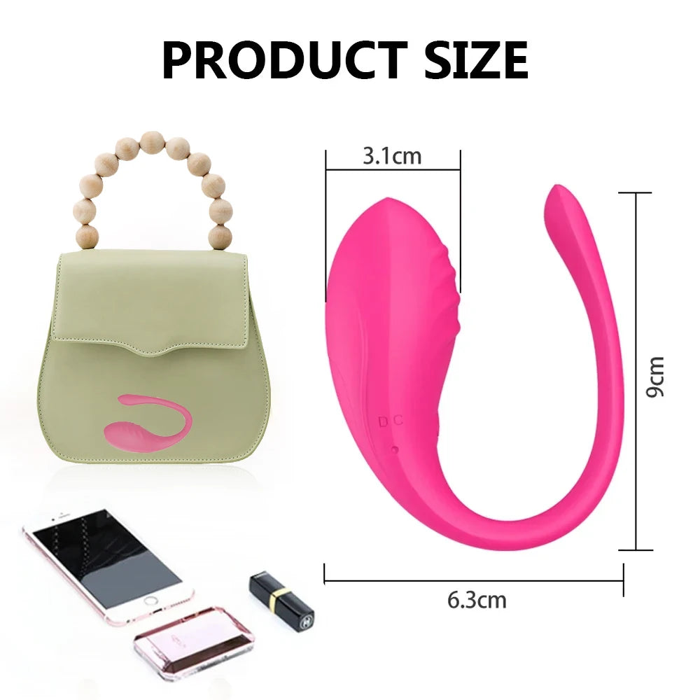 G Spot Vibrators Long Distance App Bluetooth Control Panty Vibrating Egg Clit Anal Massager Sex Toys for Women Sexual Stimulator