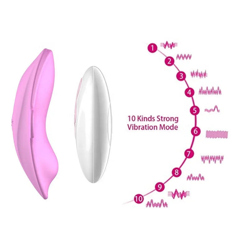 Wearable Vibrator Toy for Women Wireless Panty with Remote Control Bullet Sex Toy Vibrating Panties for Couples with Red Pink