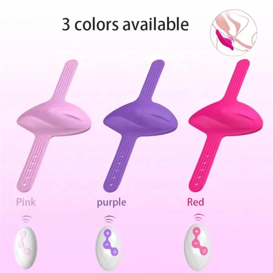 Wearable Vibrator Toy for Women Wireless Panty with Remote Control Bullet Sex Toy Vibrating Panties for Couples with Red Pink