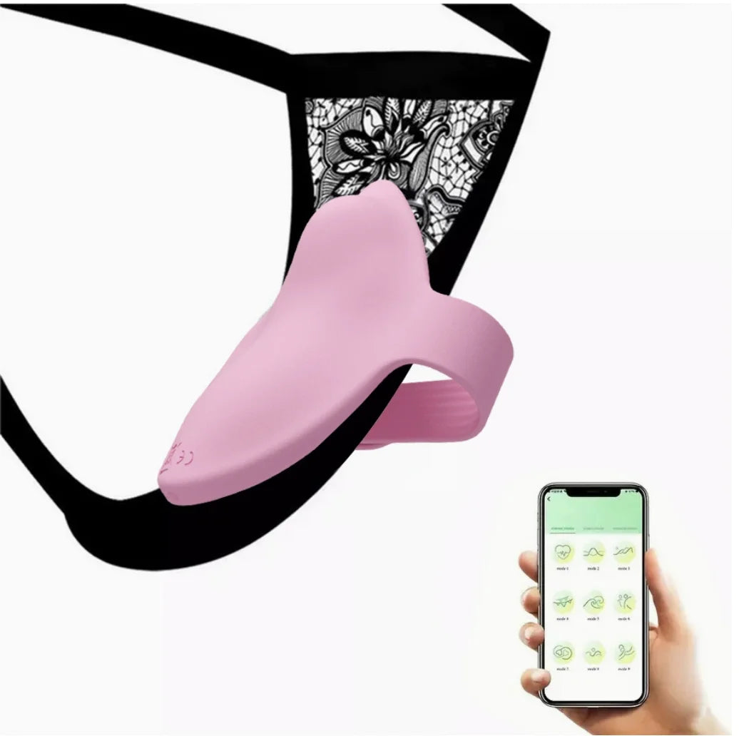Wearable Vibrator Toy for Women Wireless Panty with Remote Control Bullet Sex Toy Vibrating Panties for Couples with Red Pink