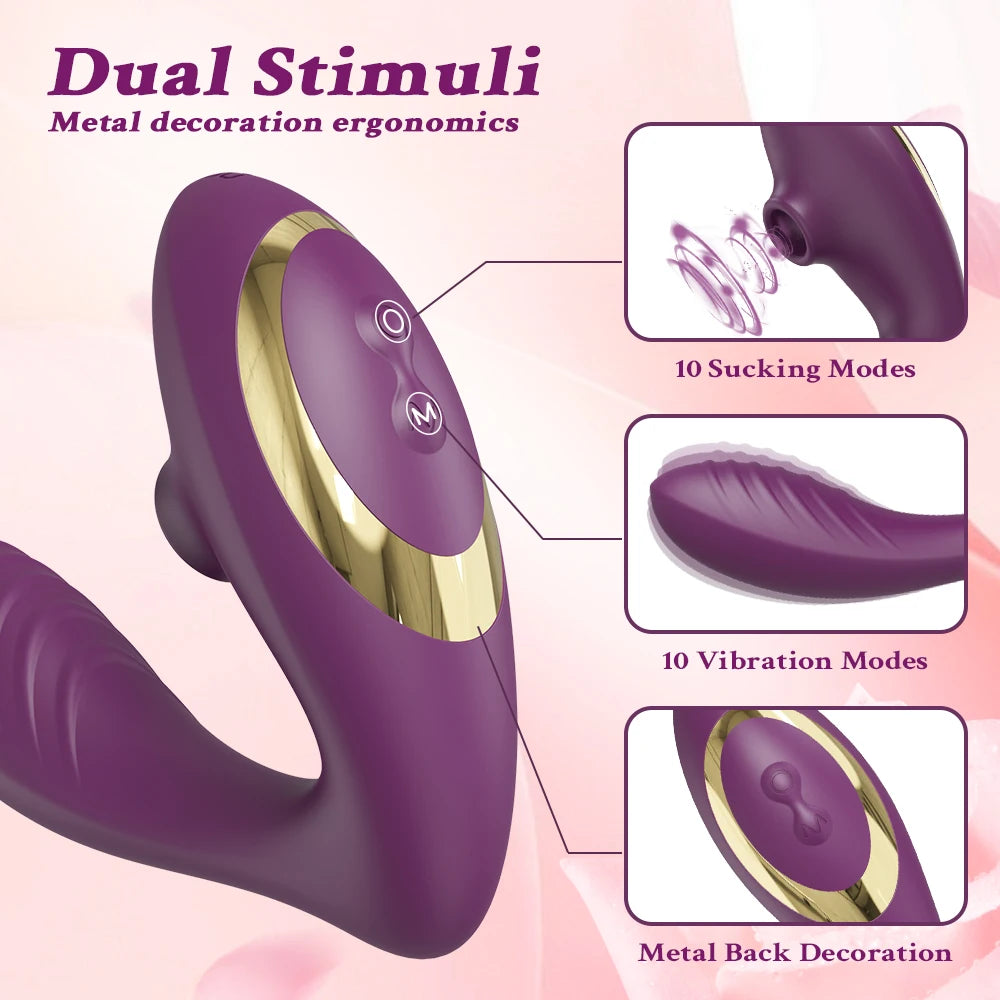 Clit Sucker Vibrator for Women Vagina G-Spot Vibrator Clitoris Stimulator Female Masturabtor Adult Goods Sex Toy for Women