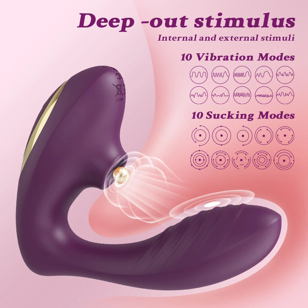 Clit Sucker Vibrator for Women Vagina G-Spot Vibrator Clitoris Stimulator Female Masturabtor Adult Goods Sex Toy for Women