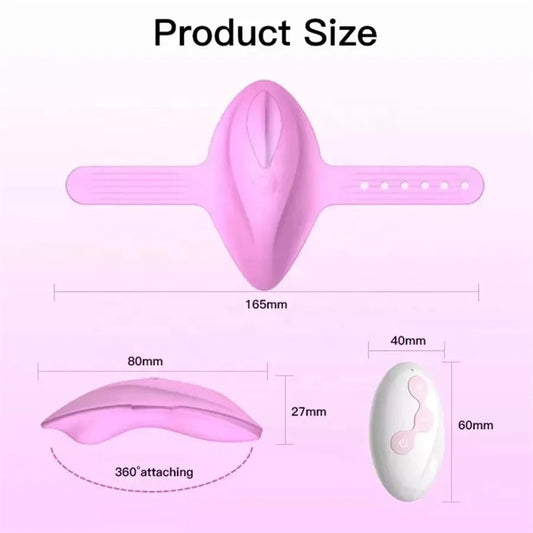 Wearable Vibrator Toy for Women Wireless Panty with Remote Control Bullet Sex Toy Vibrating Panties for Couples with Red Pink