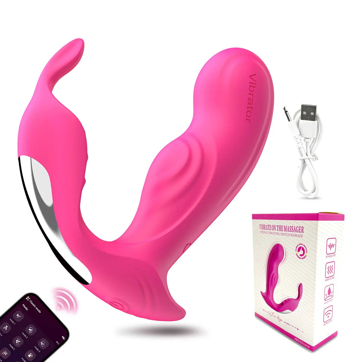 APP Control Wearable Dildo Vibrator for Women Clitoris Stimulator G-Spot Massager Female Anal Butt Plug Vibrating Adult Sex Toys